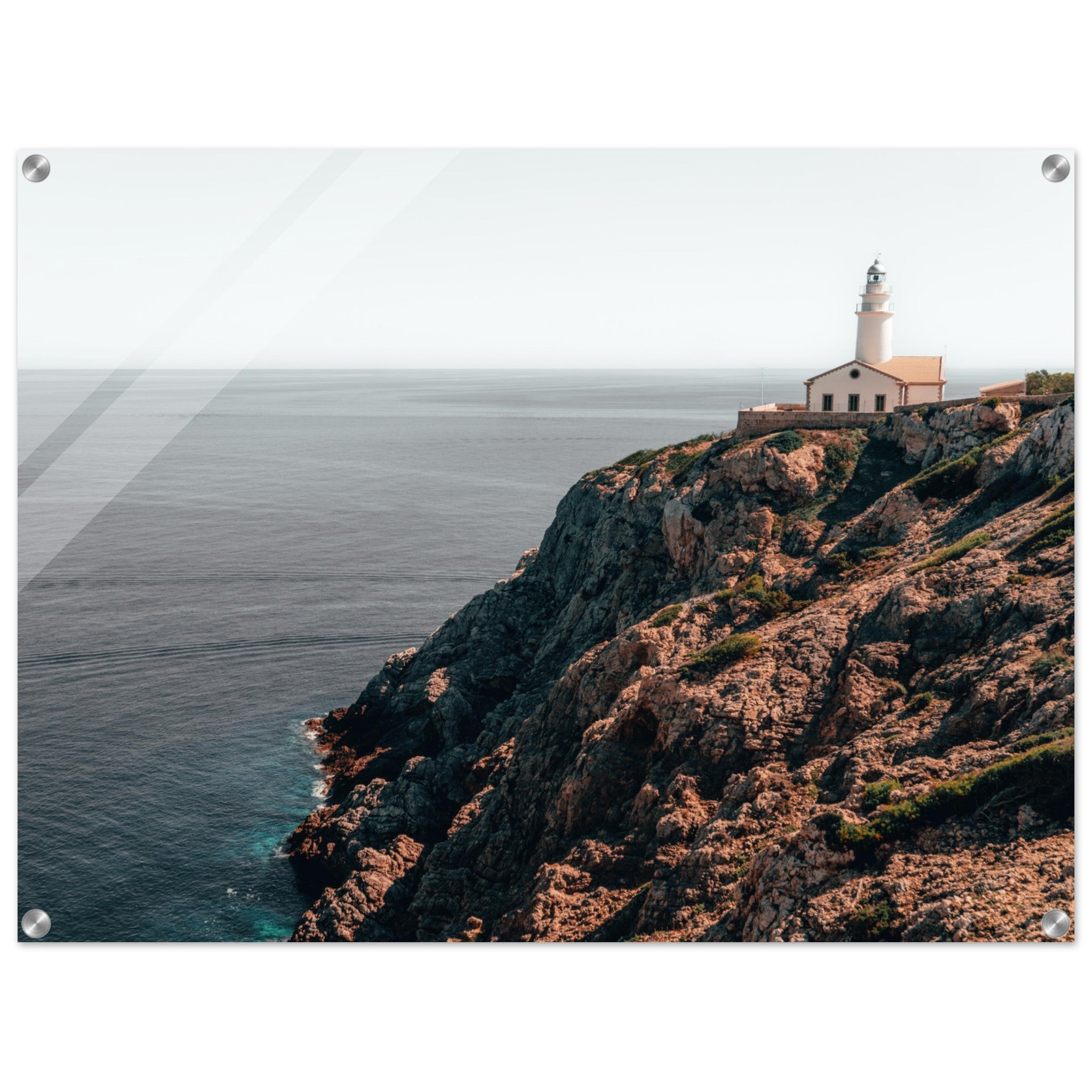 Mallorca's Coastal Beacon: The Capdepera Lighthouse II | Acrylic Print