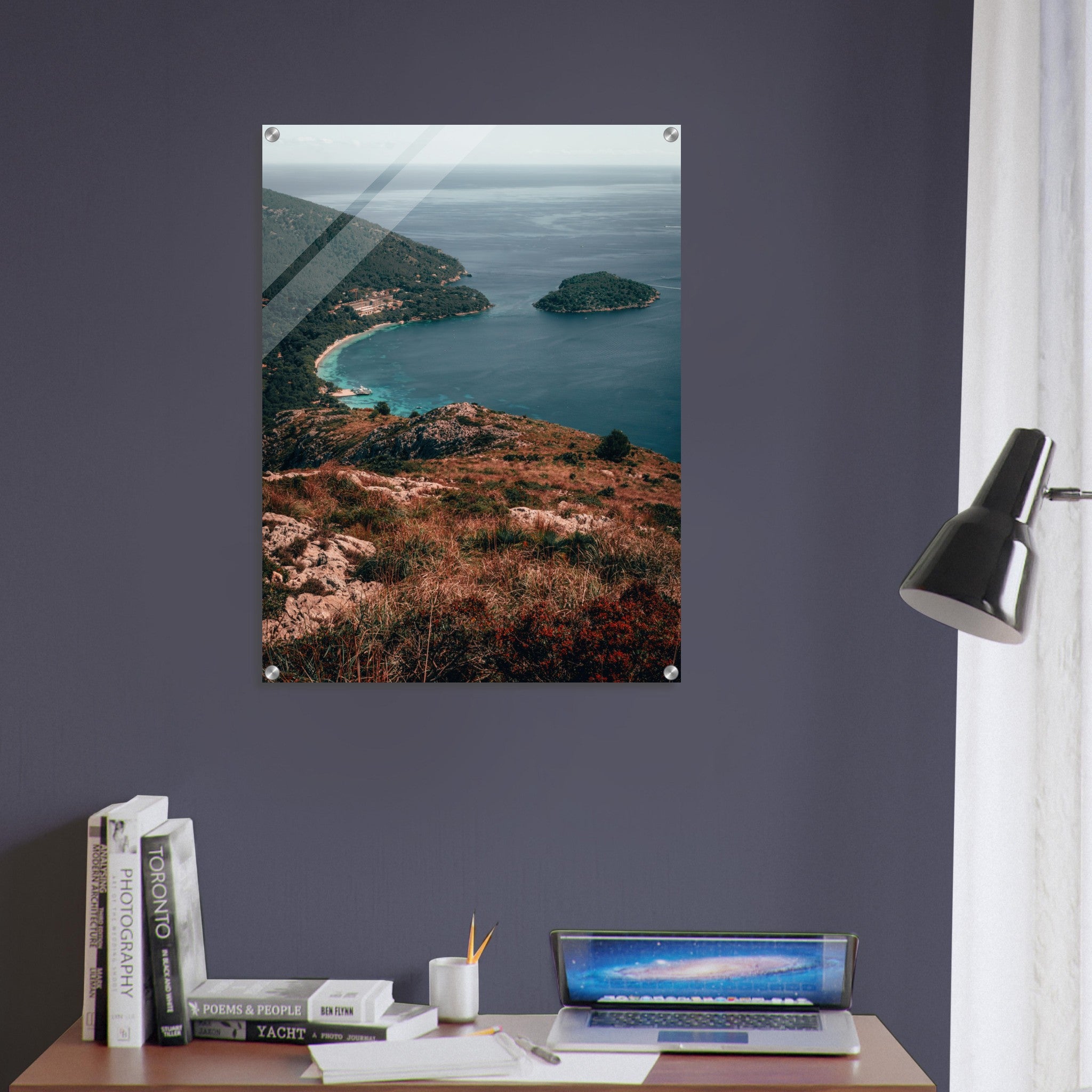 Mallorca's Natural Allure: Between Hill and Sea | Acrylic Print