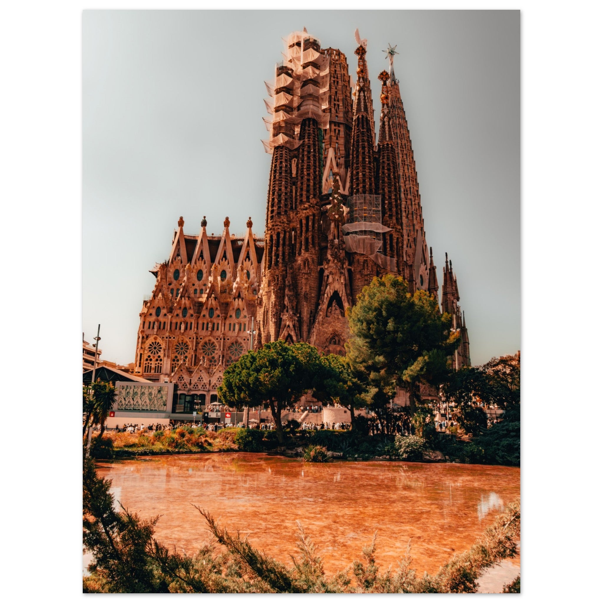 Barcelona's Icon: The Majestic Sagrada Família | Metal Print