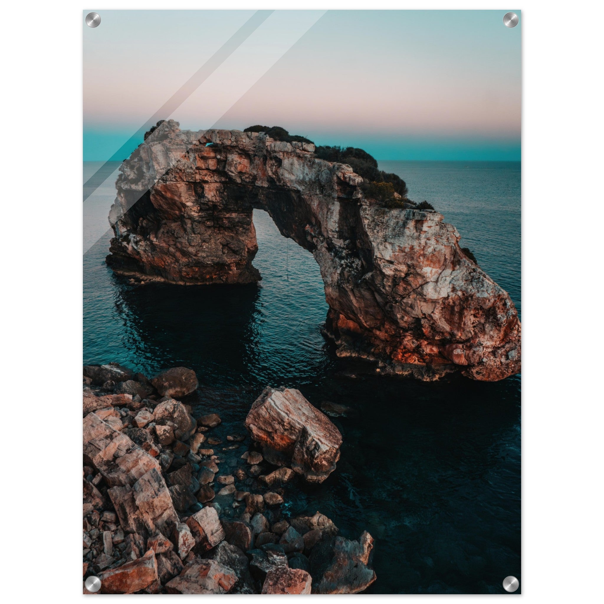 Mallorca's Natural Arch: Es Pontàs at Twilight | Acrylic Print