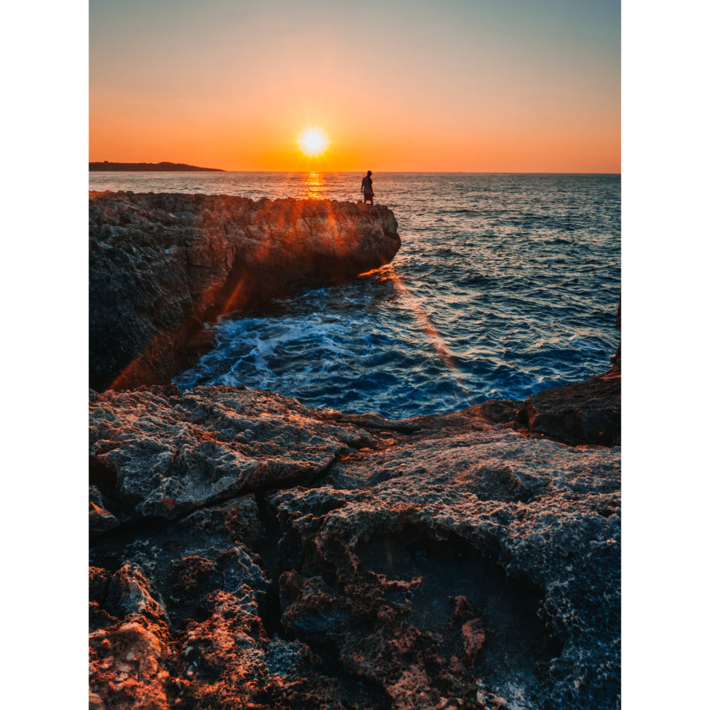 Mallorca Sunset Serenity: Cliffside Views | Acrylic Print