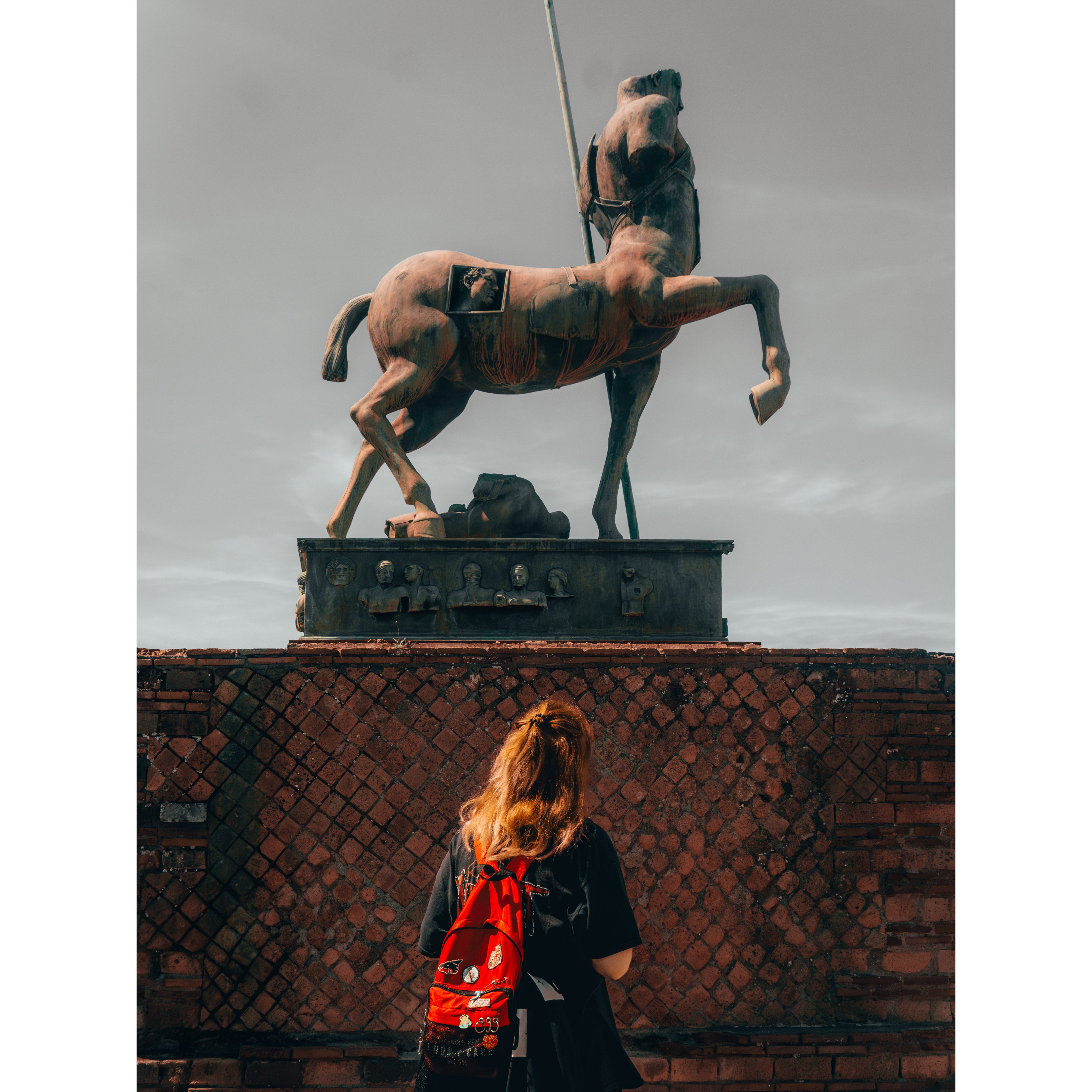 Enchanting Pompeii: Capturing the Centaur Statue | Canvas