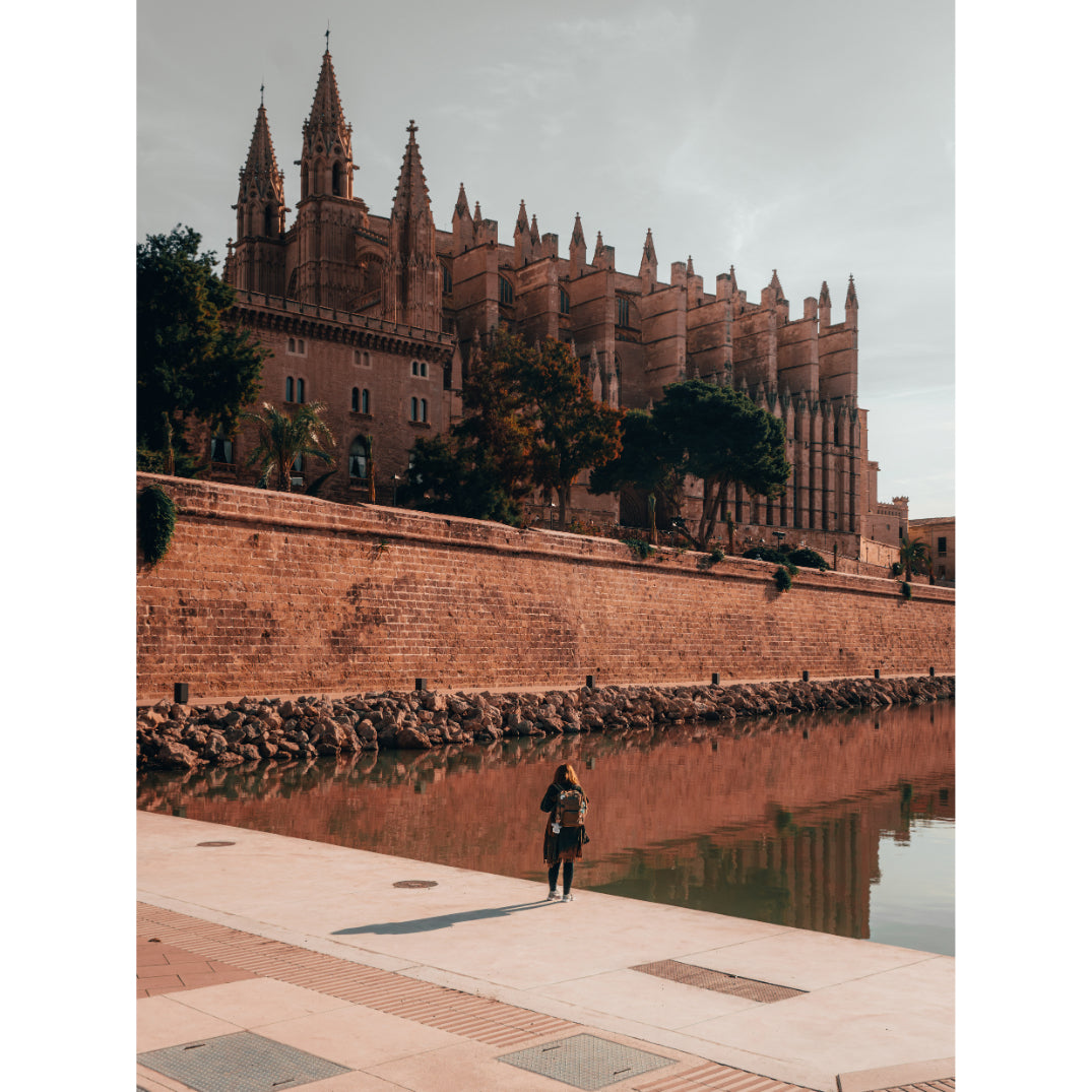 The Majesty of Mallorca: La Seu Cathedral's Reflection | Acrylic Print