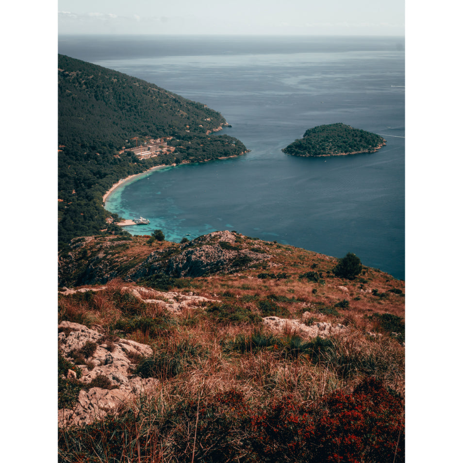 Mallorca's Natural Allure: Between Hill and Sea | Acrylic Print