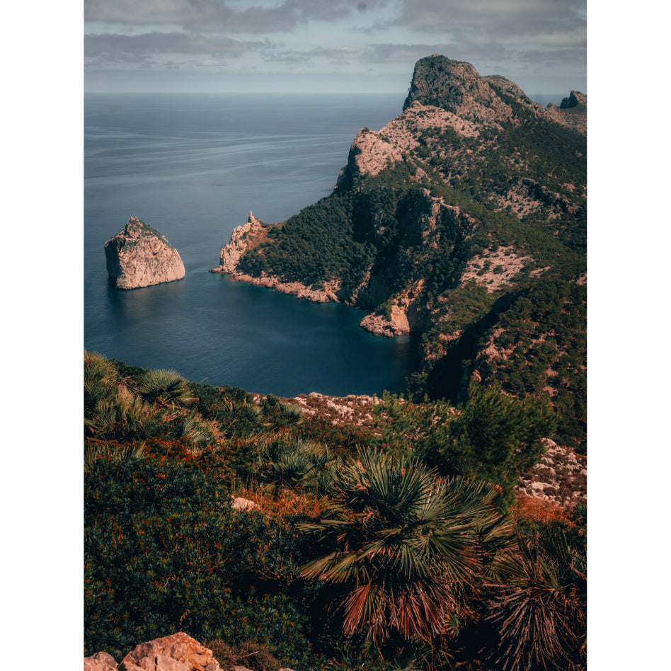 Mallorca's Seaside Cliffs: A View from Above | Acrylic Print