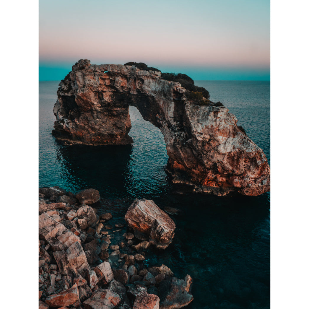 Mallorca's Natural Arch: Es Pontàs at Twilight | Acrylic Print