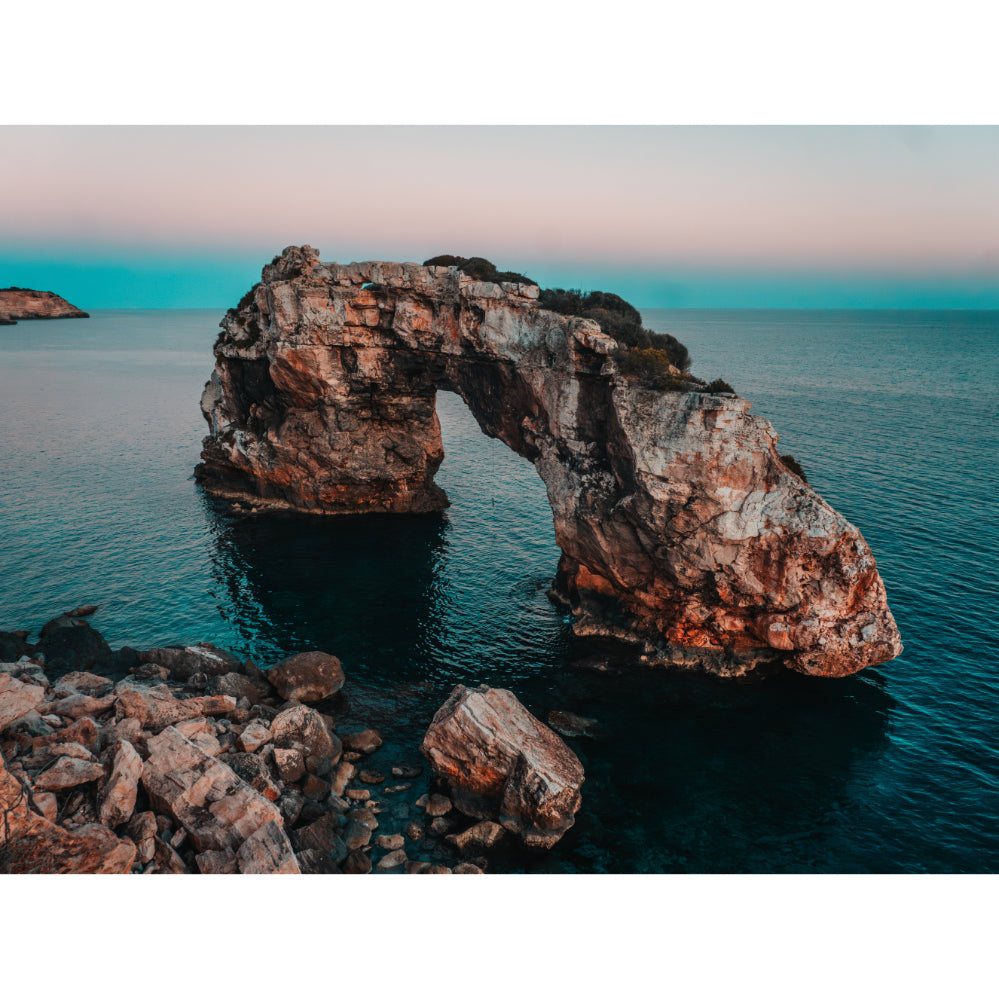 Mallorca's Natural Arch: Es Pontàs at Twilight II | Acrylic Print