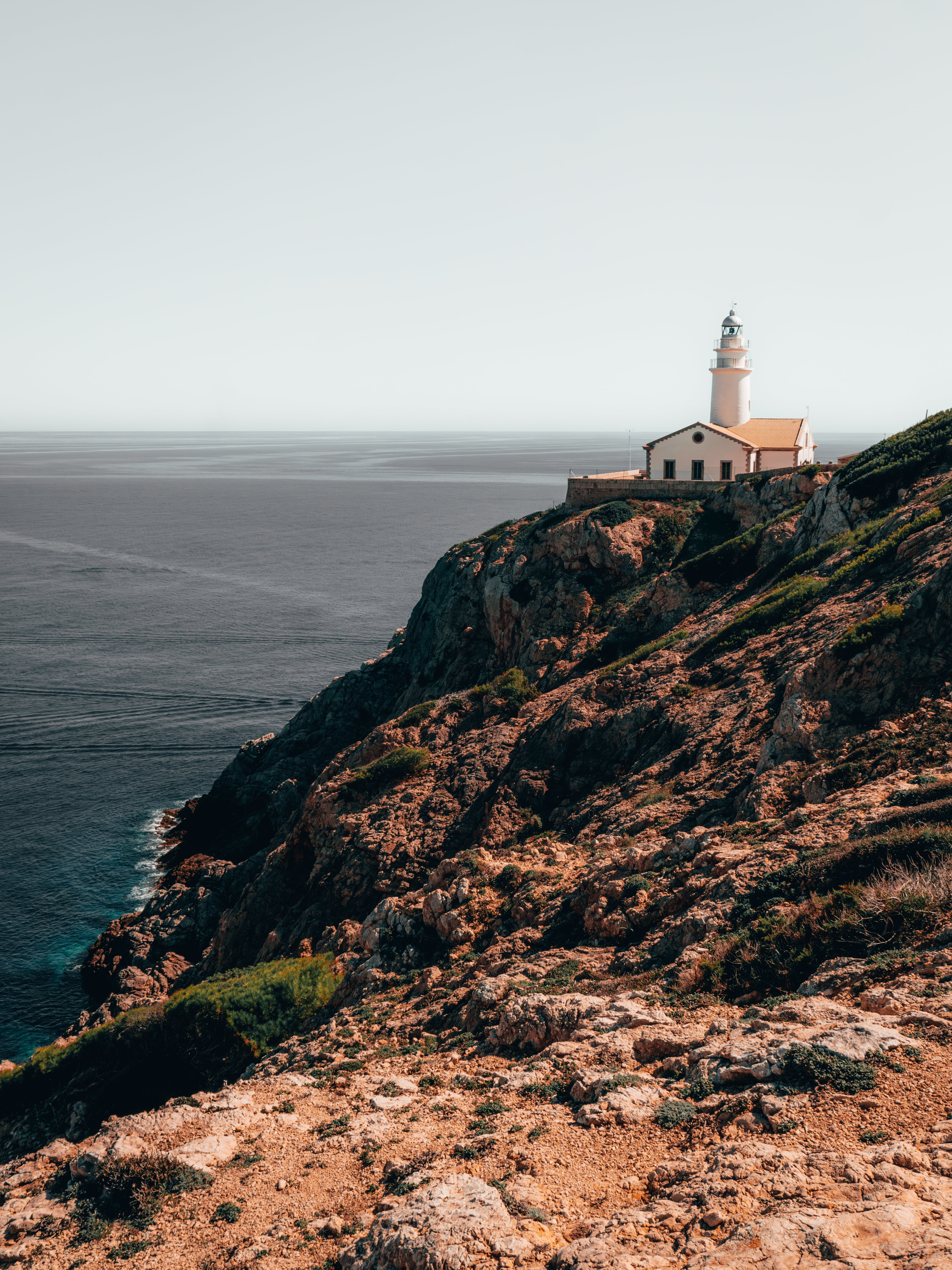 Mallorca's Coastal Beacon: The Capdepera Lighthouse  | Poster