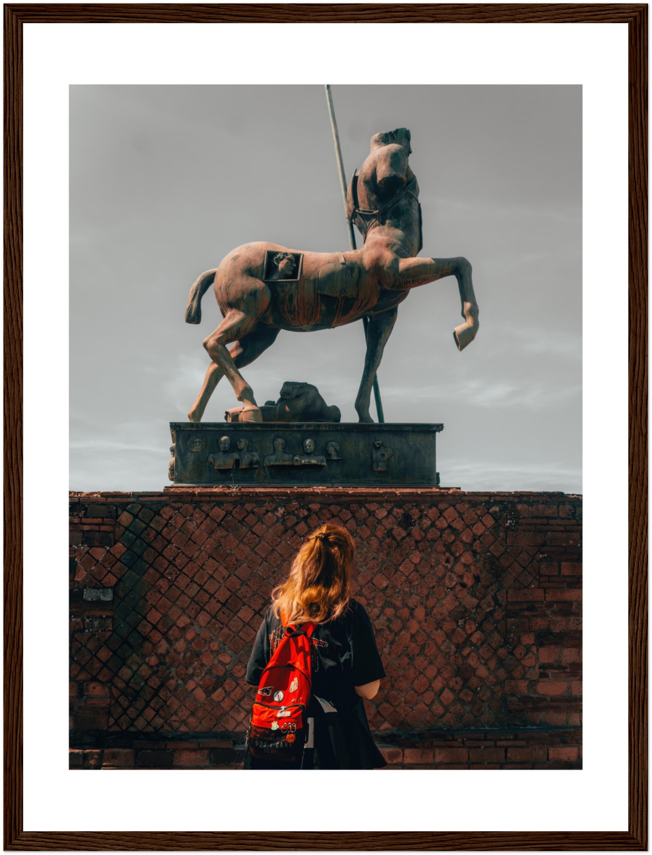 Enchanting Pompeii: Capturing the Centaur Statue | Poster