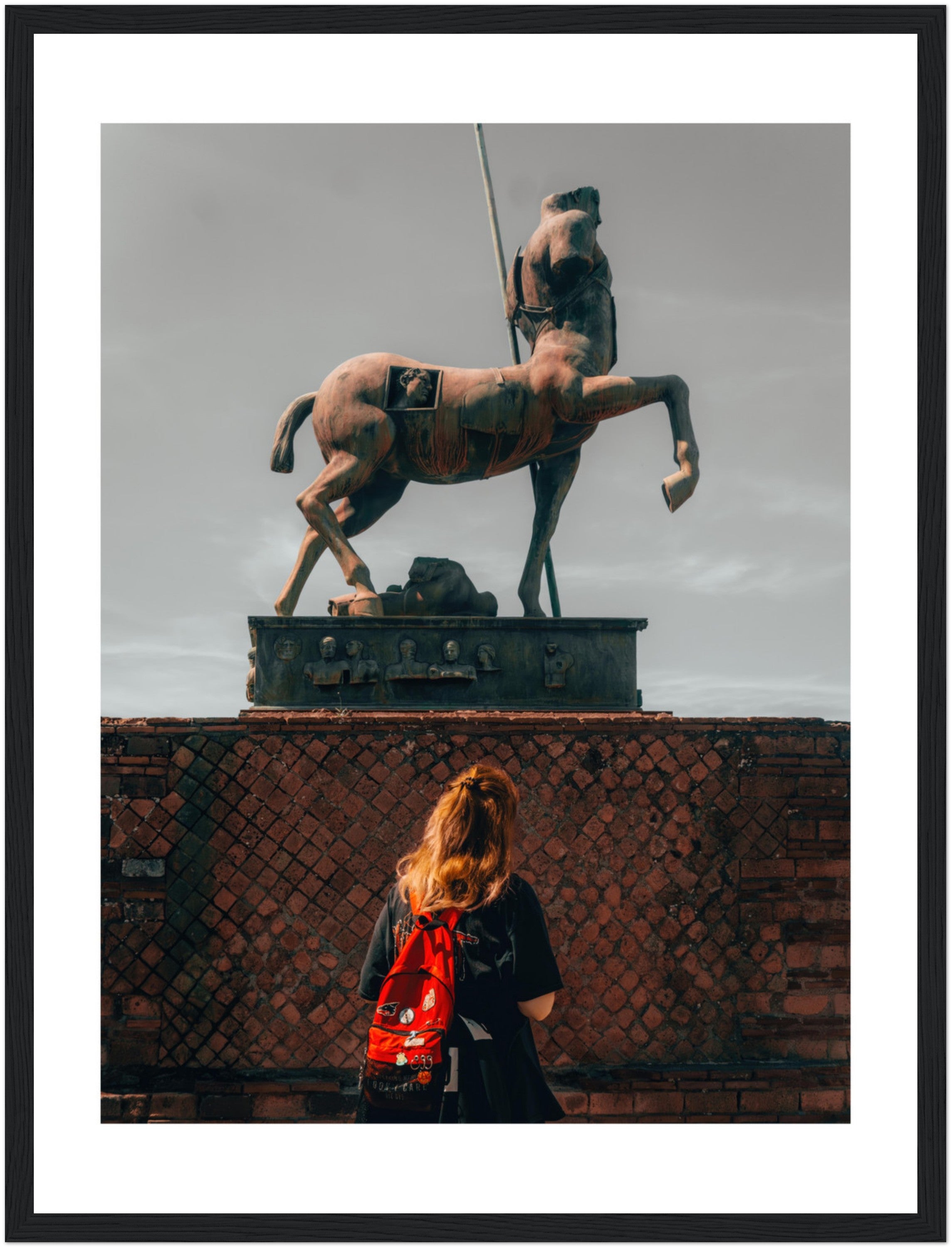 Enchanting Pompeii: Capturing the Centaur Statue | Poster