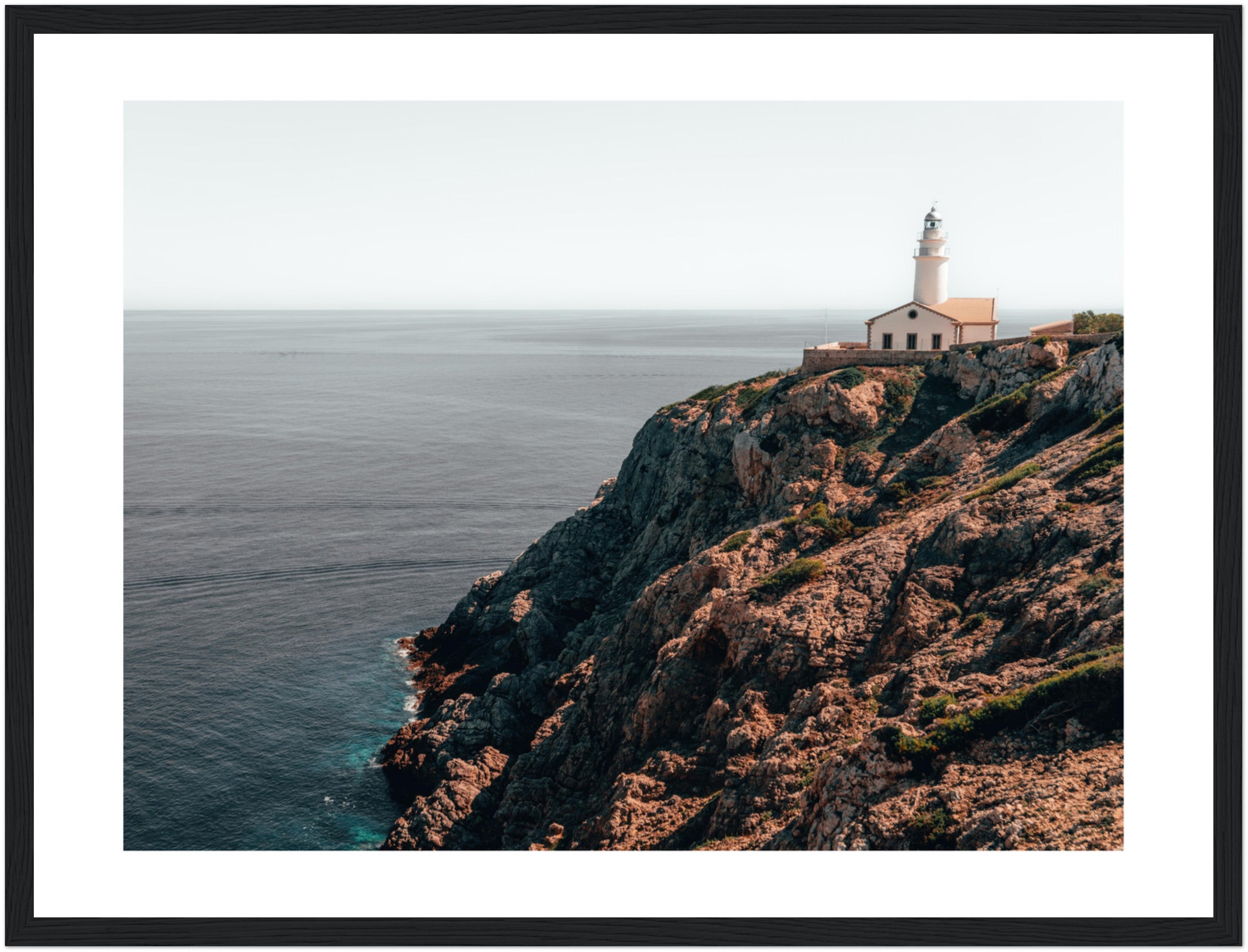 Mallorca's Coastal Beacon: The Capdepera Lighthouse II  | Poster