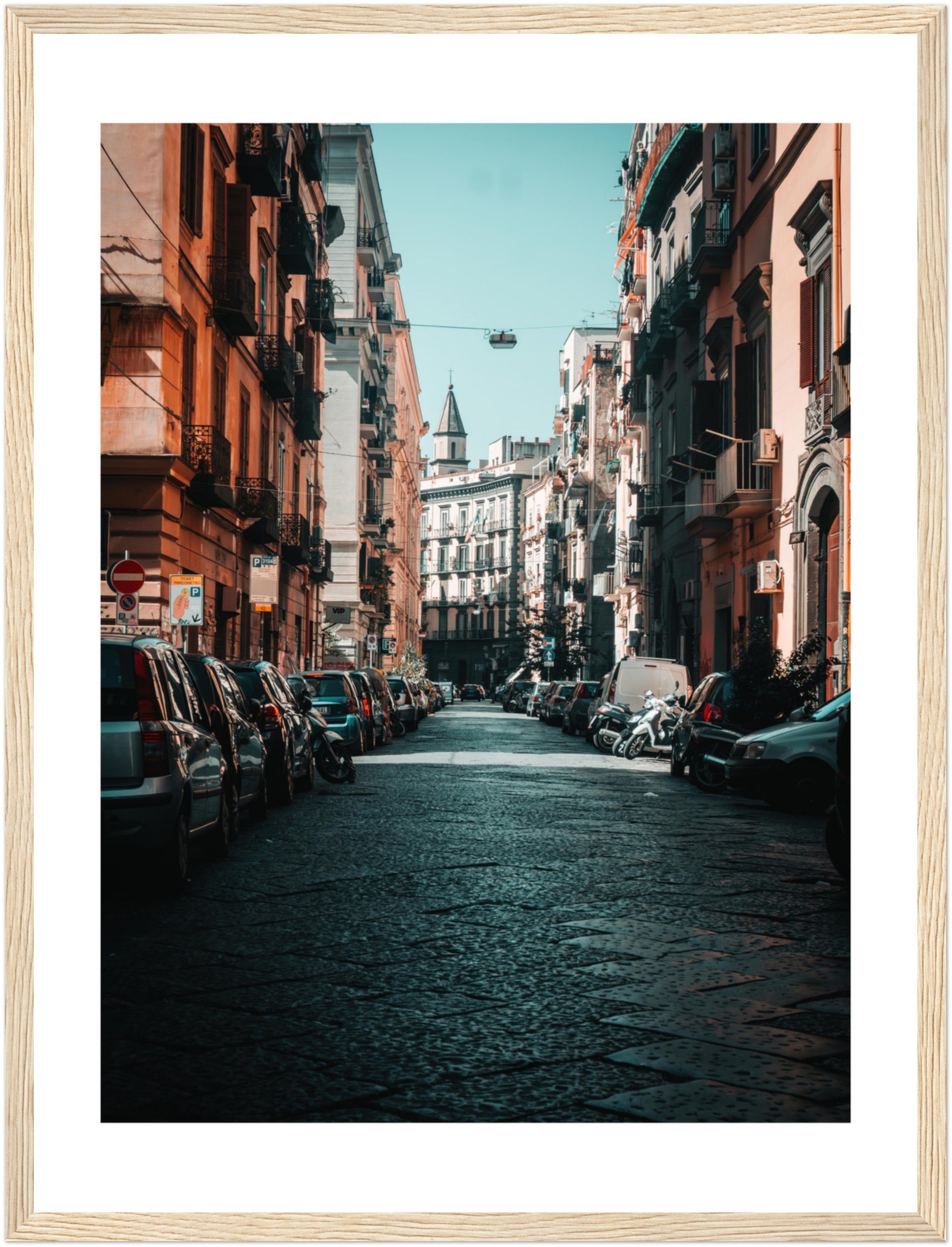 Charming Streets of Naples, Italy: Urban Snapshot | Poster