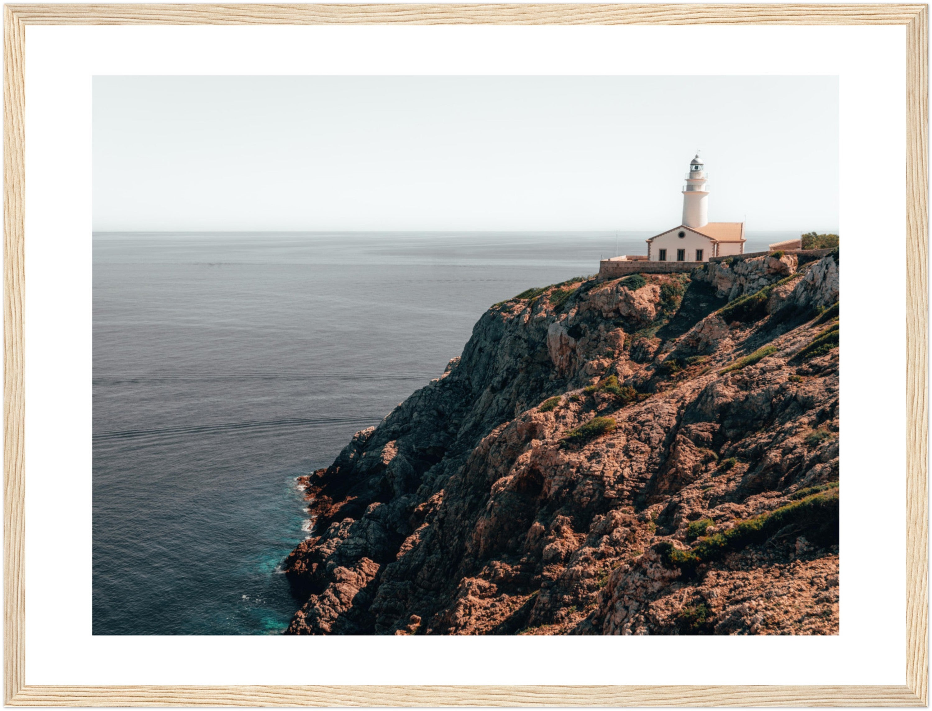 Mallorca's Coastal Beacon: The Capdepera Lighthouse II  | Poster