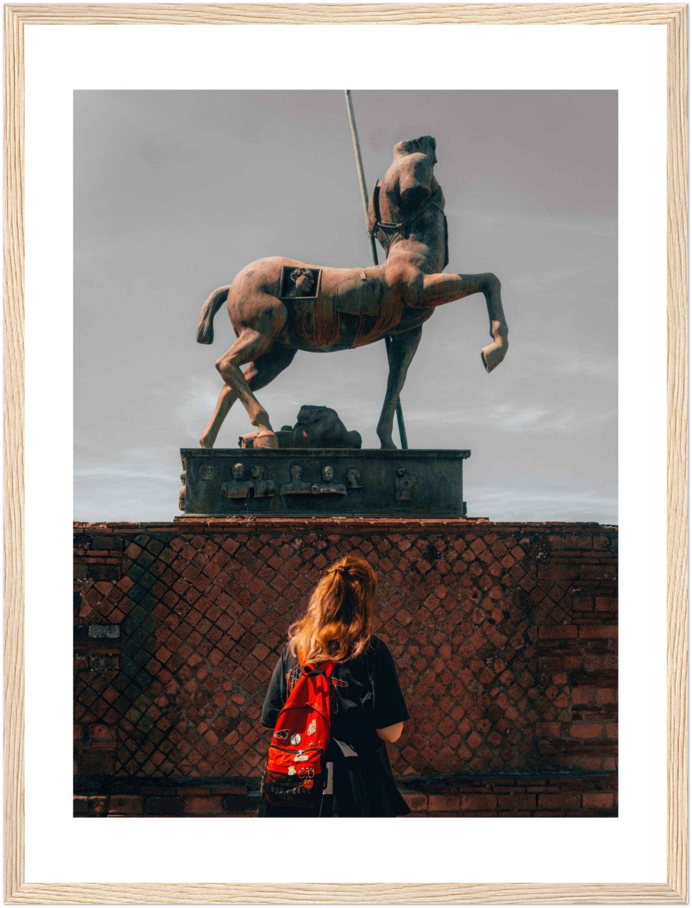 Enchanting Pompeii: Capturing the Centaur Statue | Poster