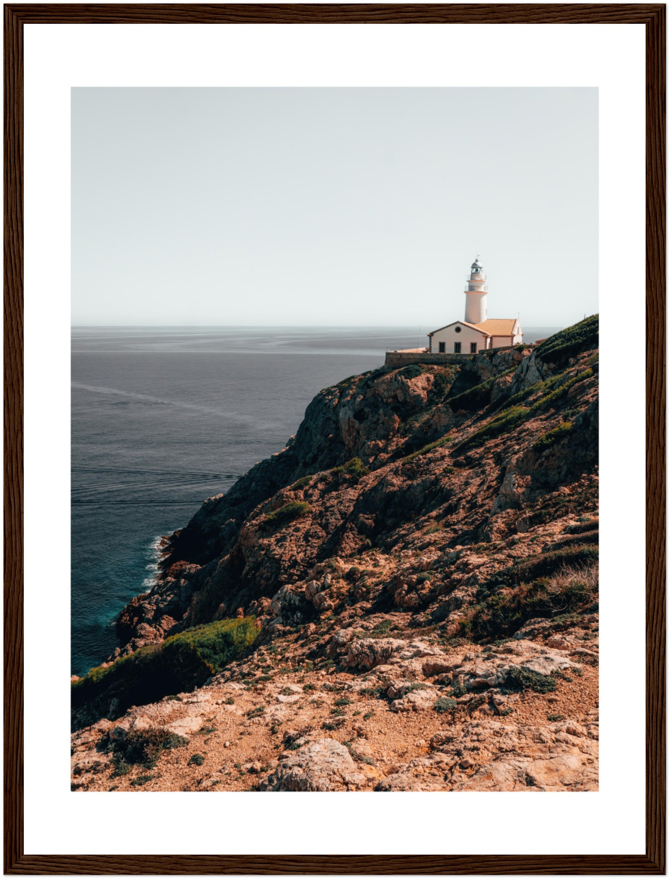 Mallorca's Coastal Beacon: The Capdepera Lighthouse  | Poster