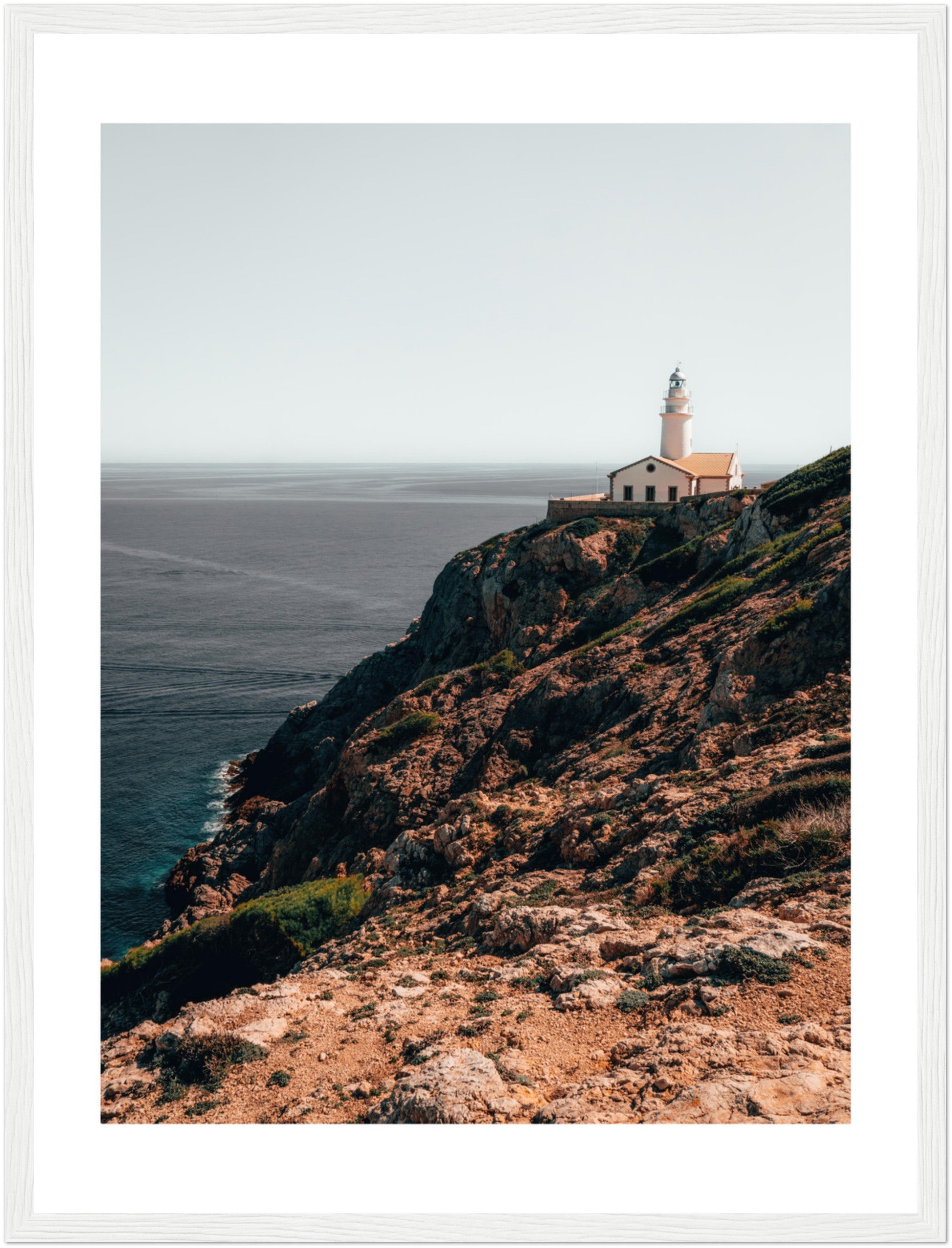 Mallorca's Coastal Beacon: The Capdepera Lighthouse  | Poster