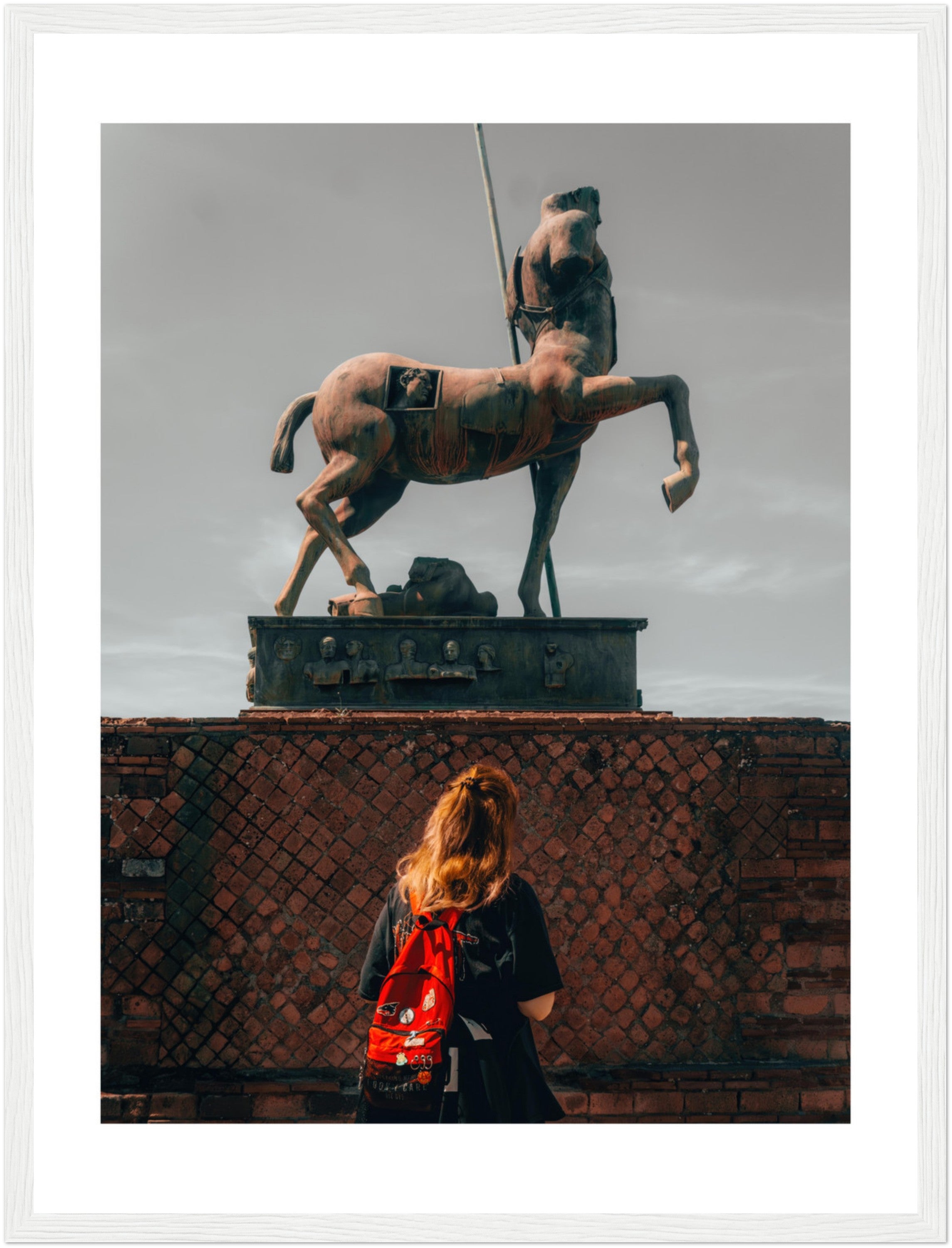 Enchanting Pompeii: Capturing the Centaur Statue | Poster