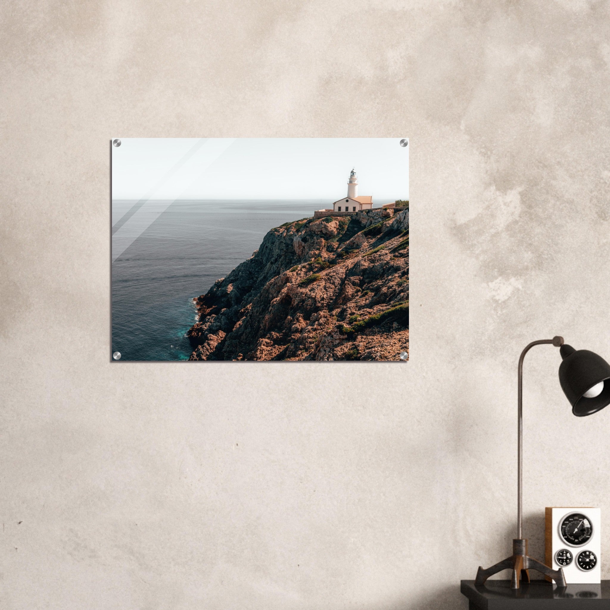 Mallorca's Coastal Beacon: The Capdepera Lighthouse II | Acrylic Print