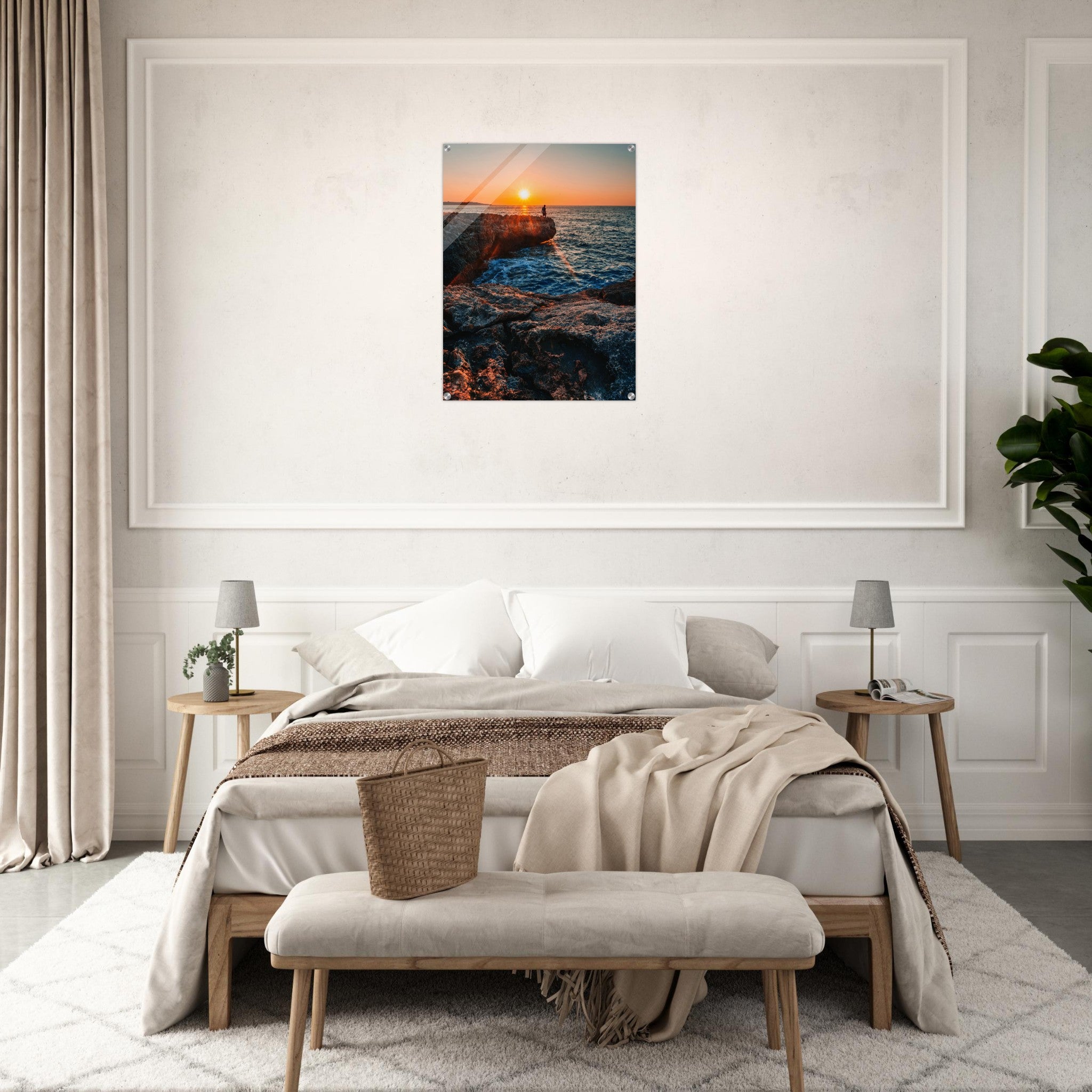 Mallorca Sunset Serenity: Cliffside Views | Acrylic Print