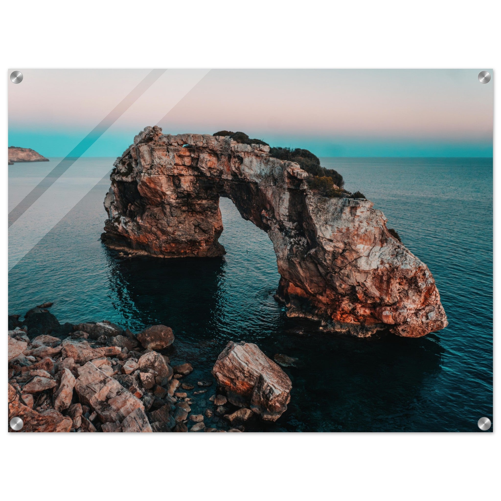 Mallorca's Natural Arch: Es Pontàs at Twilight II | Acrylic Print