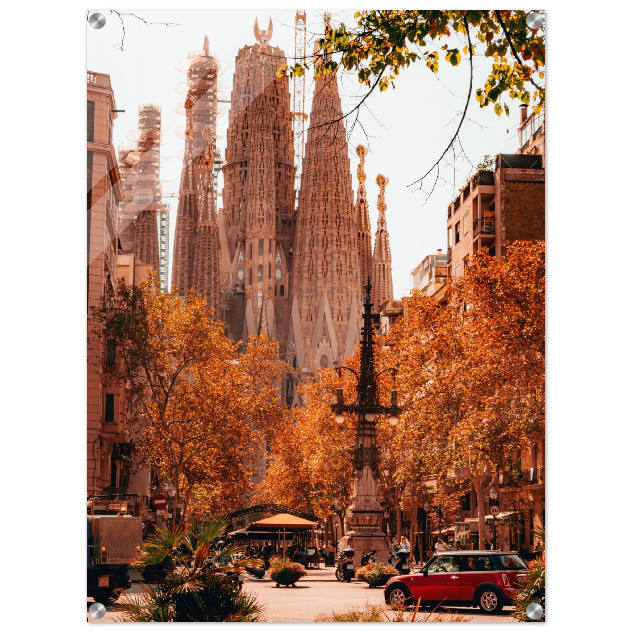 A Day in Barcelona: The Sagrada Família's Timeless Appeal | Acrylic Print