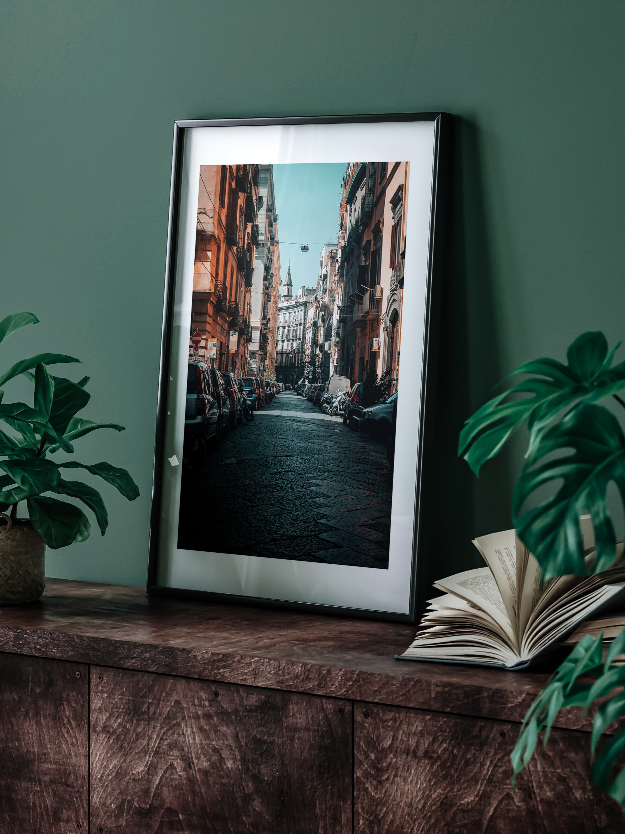 Charming Streets of Naples, Italy: Urban Snapshot | Poster